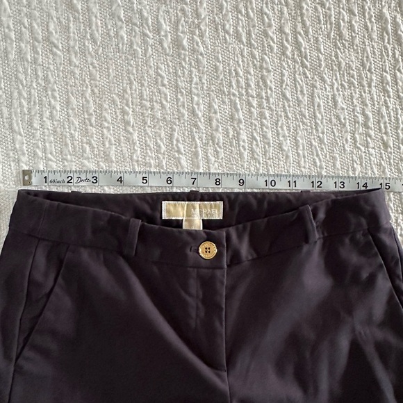 Michael Kors Navy Dress pants with Gold Logo‎ - Picture 8 of 8